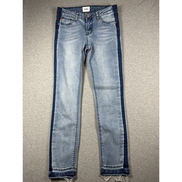 Hudson Jeans Women's Junior Size 16 24x26 Low Rise Skinny Dark Wash‎ Denim - Picture 1 of 6